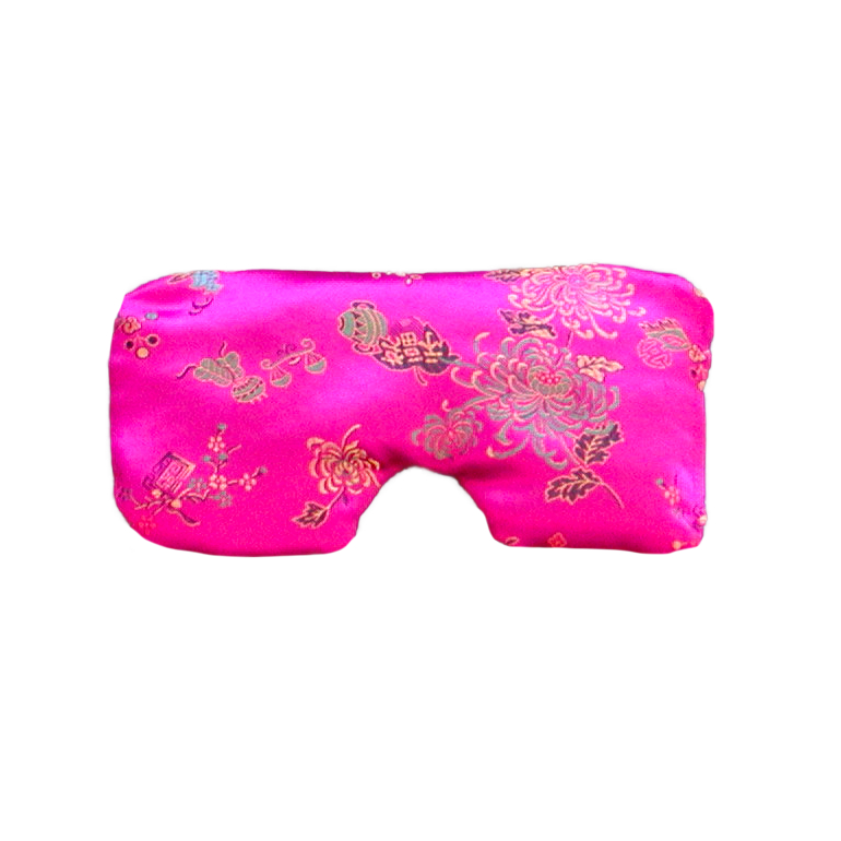 small eye pillow magenta